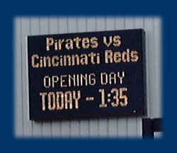 The first opening day at PNC Park